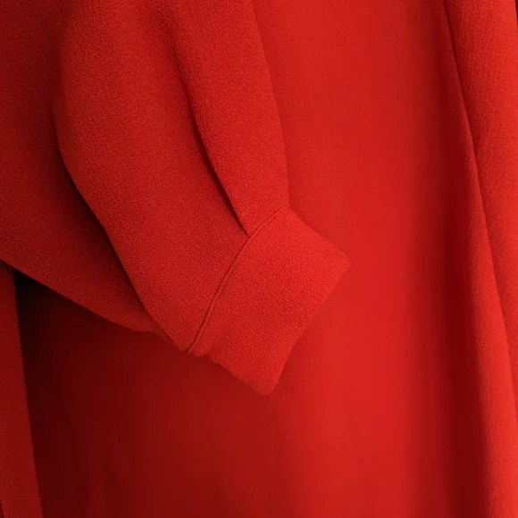 Whistles Red Long Sleeve Pencil Dress UK Size 10 - Picture 9 of 9